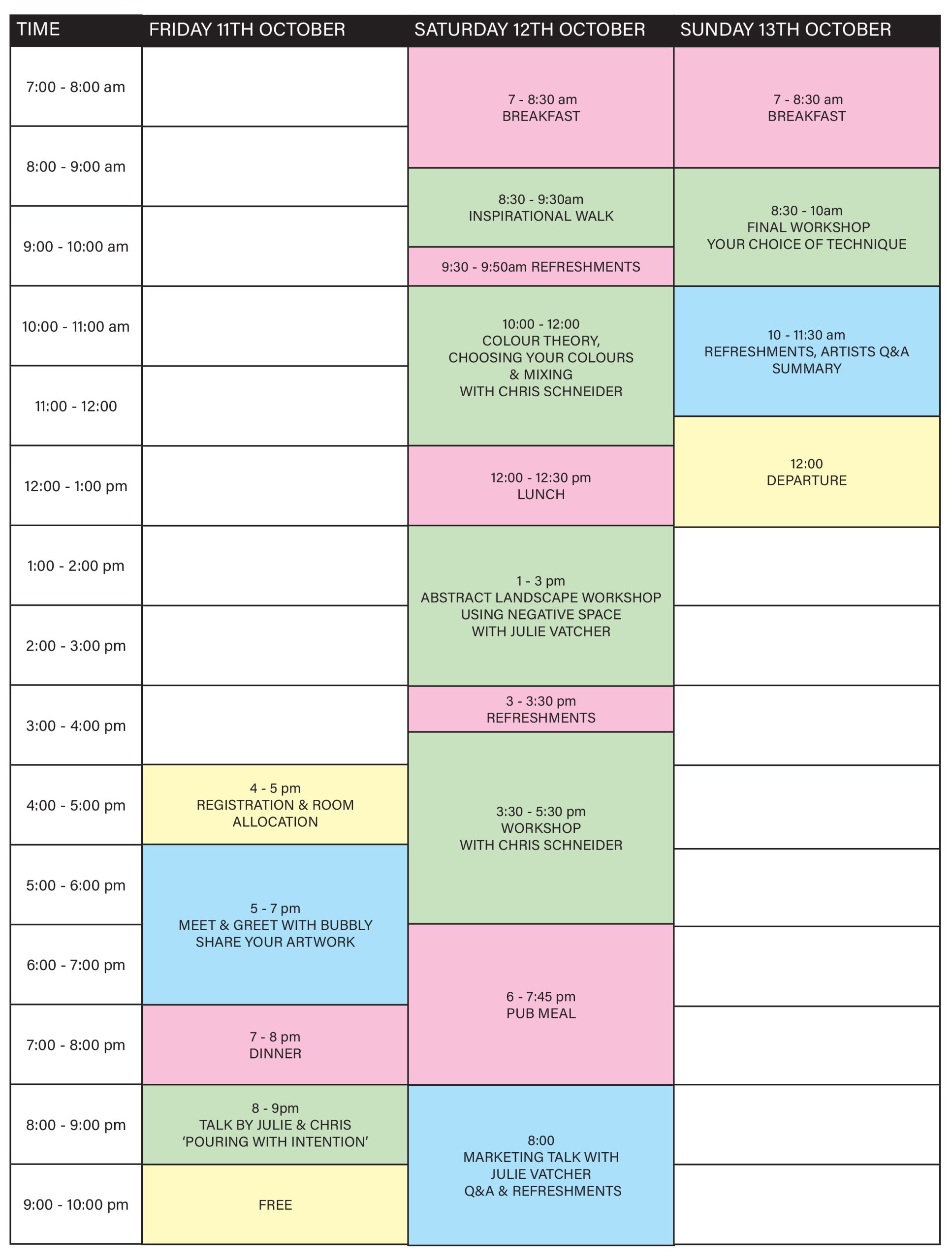 timetable